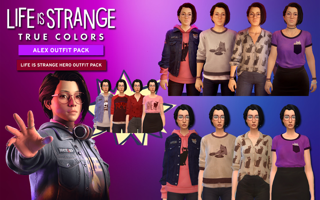Alex Chen outfits pack: Life is Strange