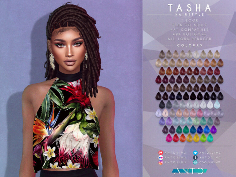 New Sims 4 Hair CC Hairstyle
