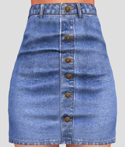 button-denim-skirt sims 4