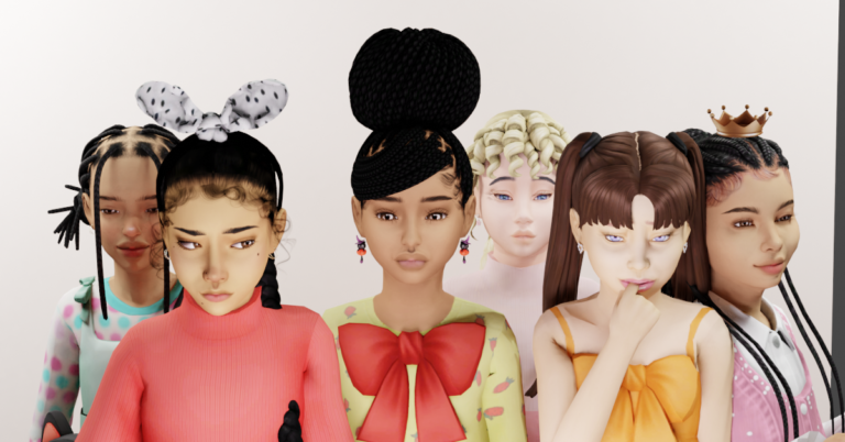 Kids Sims 4 CC Clothing for Children