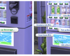 Japanese beverage vending machine SIMS 4
