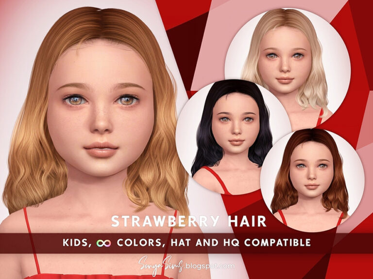 KIDS HAIR CONVERSIONS | Sims 4
