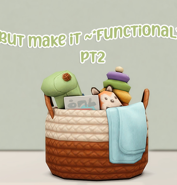 Functional Toy Bin Sims 4 Sims 4 Cc Finds