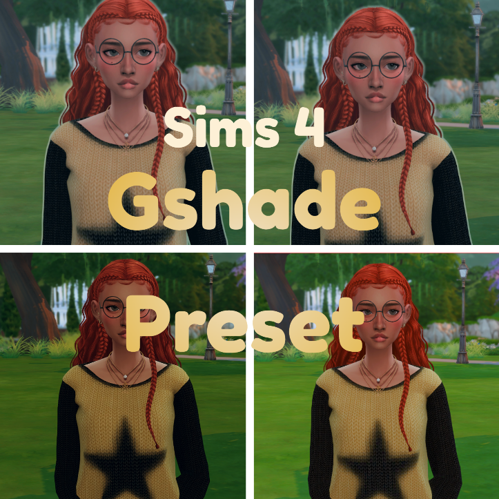 GSHADE Preset oR RESHADE For The sims 4