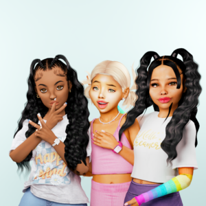 The sims 4 Kids Body Presets