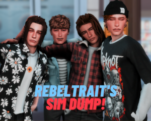 Sims 4 male Sim Dump
