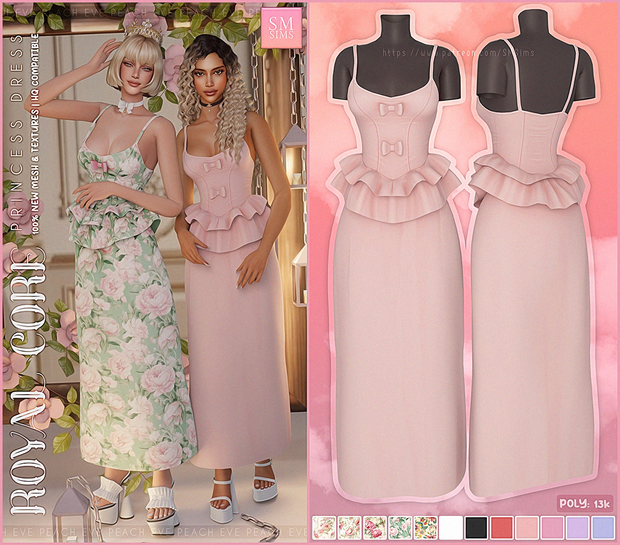 Princess Dress sims 4