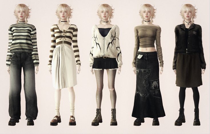 grunge elf lookbook