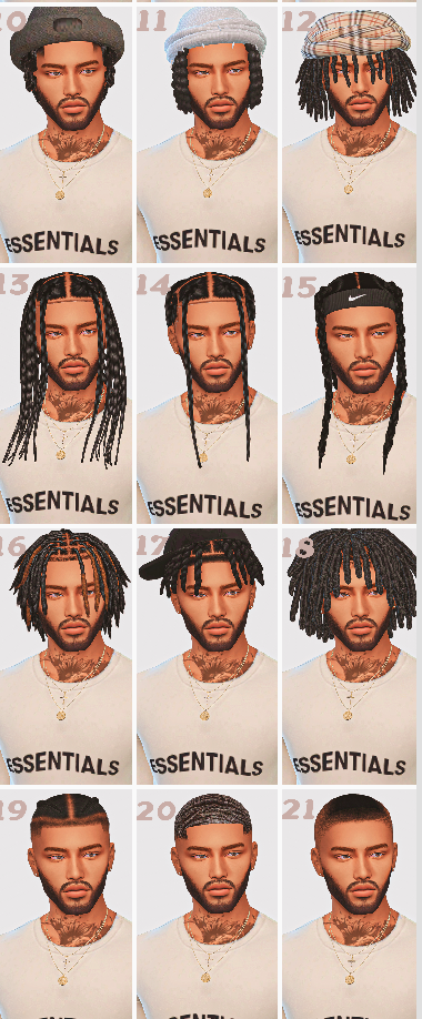 HAIR Male Edition Part 3 sims 4