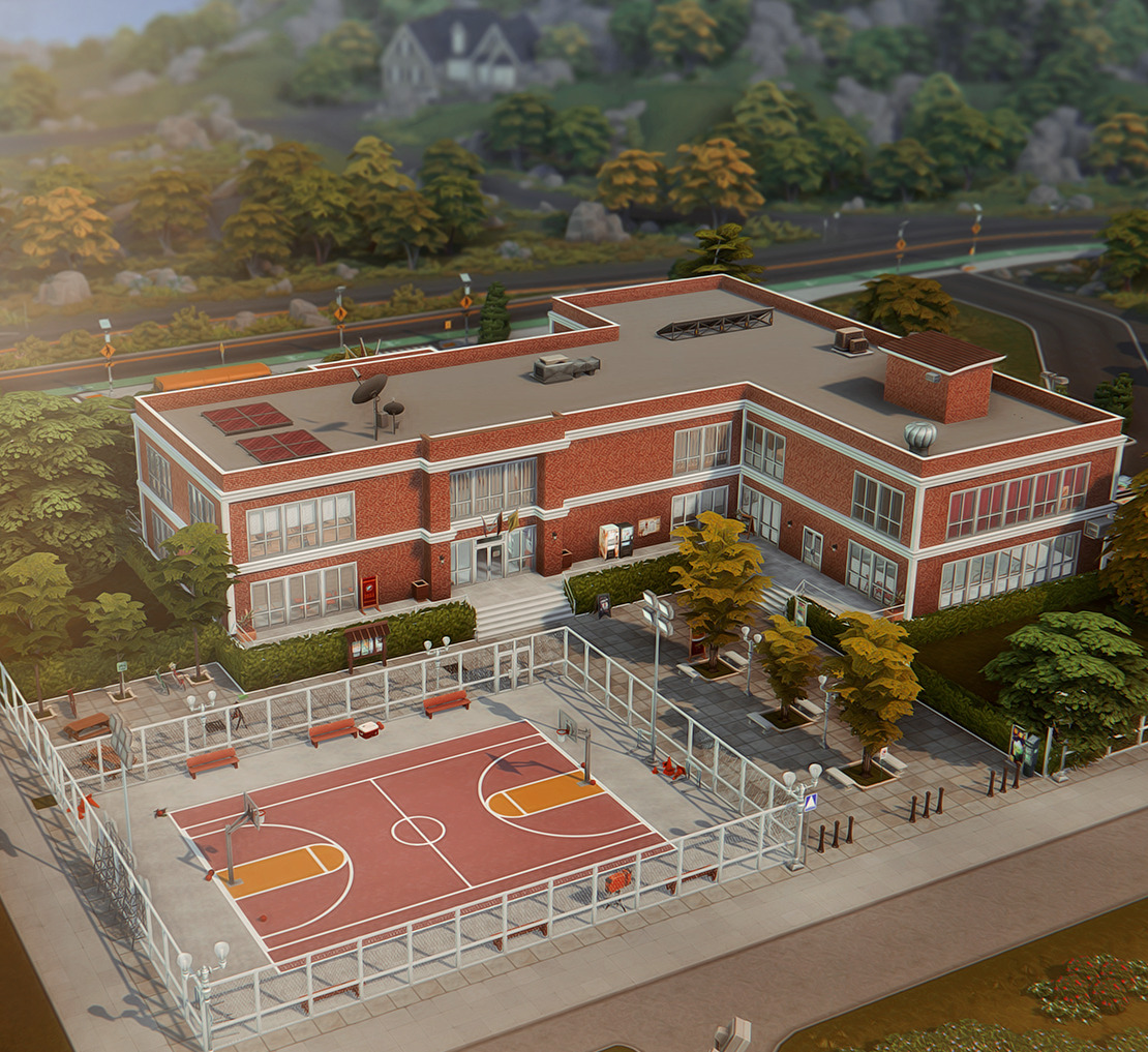 Copperdale High School 2 by charmy sims - Sims 4 Cc Finds