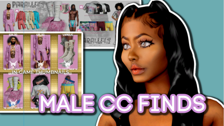 SIMS 4 MALE CC FINDS
