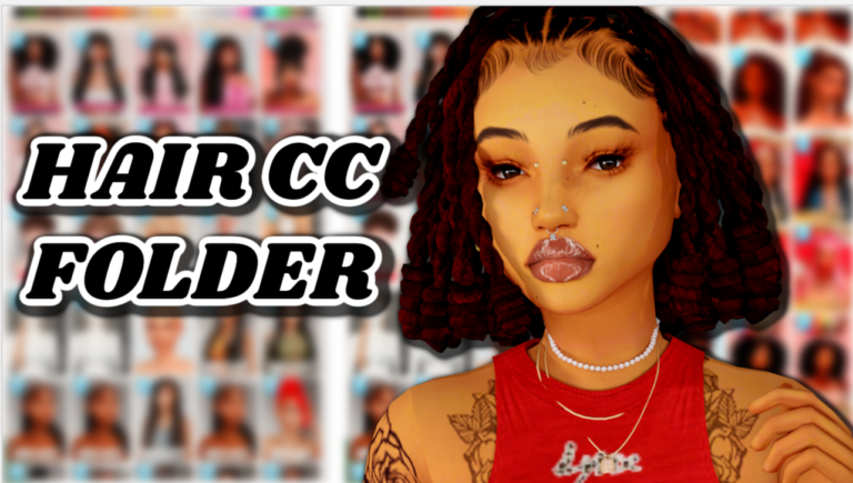 SIMS 4 CC HAIR FOLDER