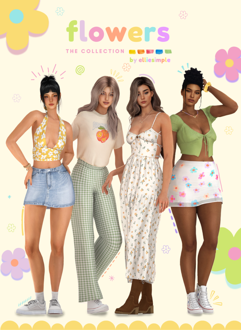 Elliesimple Flowers Collection One Click Download