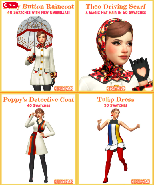 Poppy a 60s Mod CAS Collab sims 4