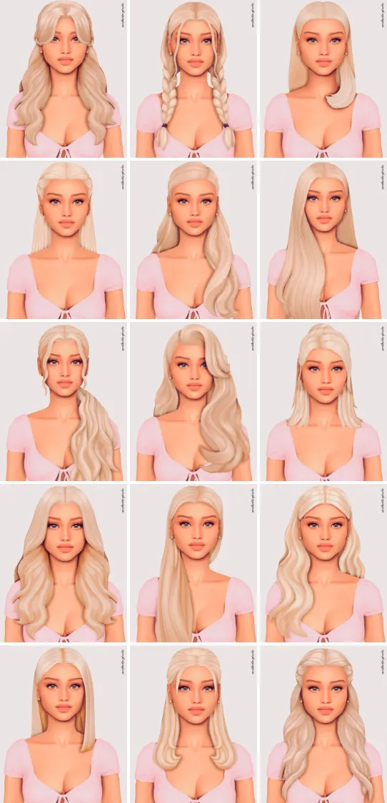 sims 4 cc hair female sim