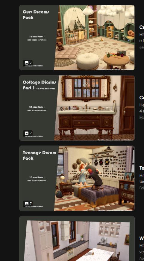 heybrine cc finds Folder sims 4