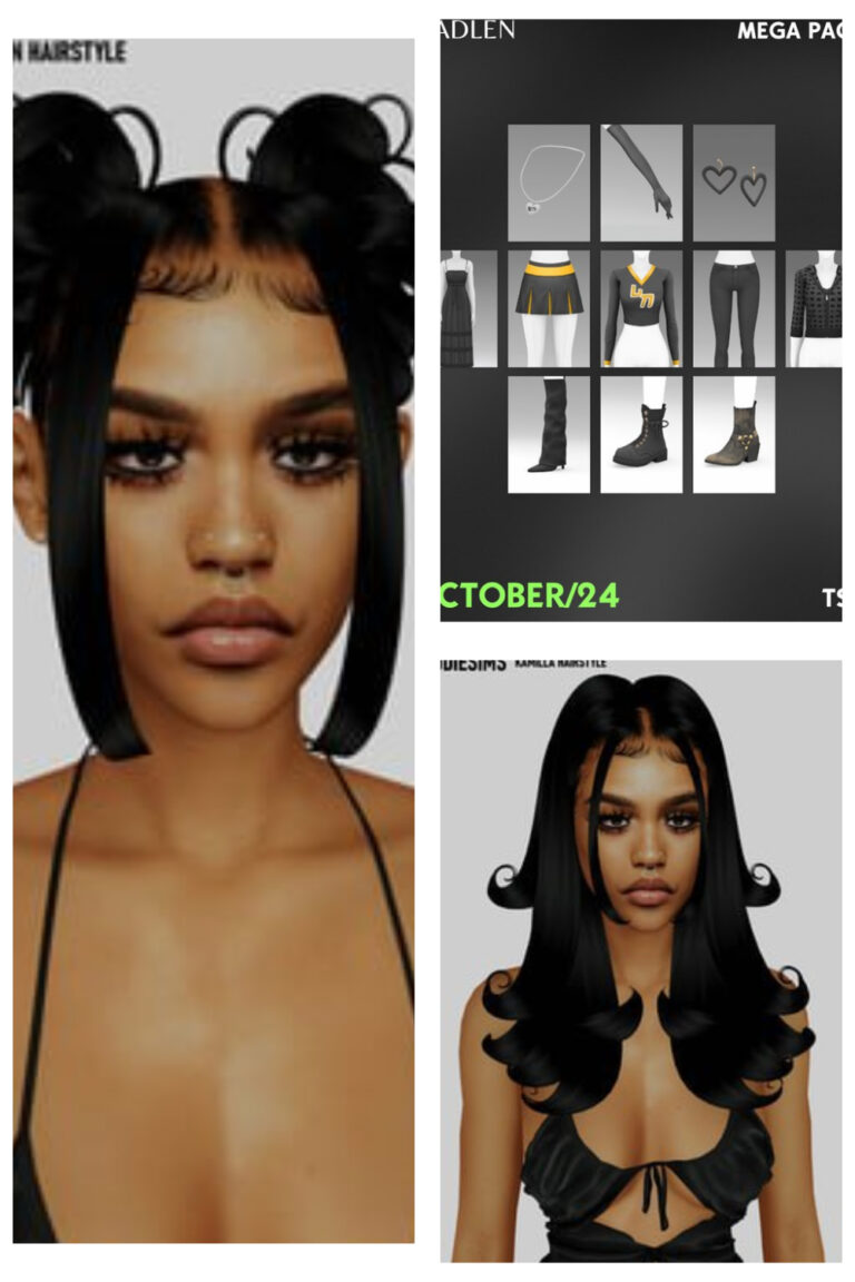 Baddiesims – Manon Hairstyle