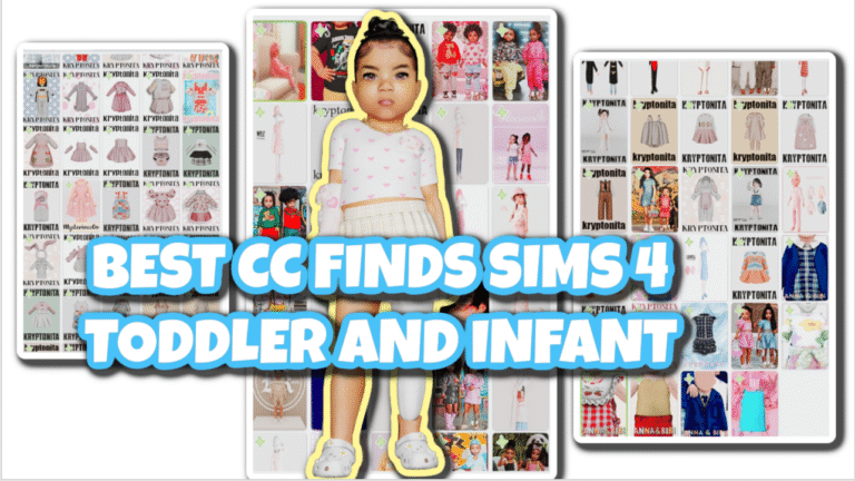 BEST CC FINDS SIMS 4 TODDLER AND INFANT CC FOLDER