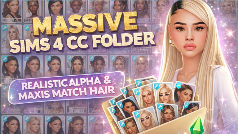 Massive Sims 4 CC Folder