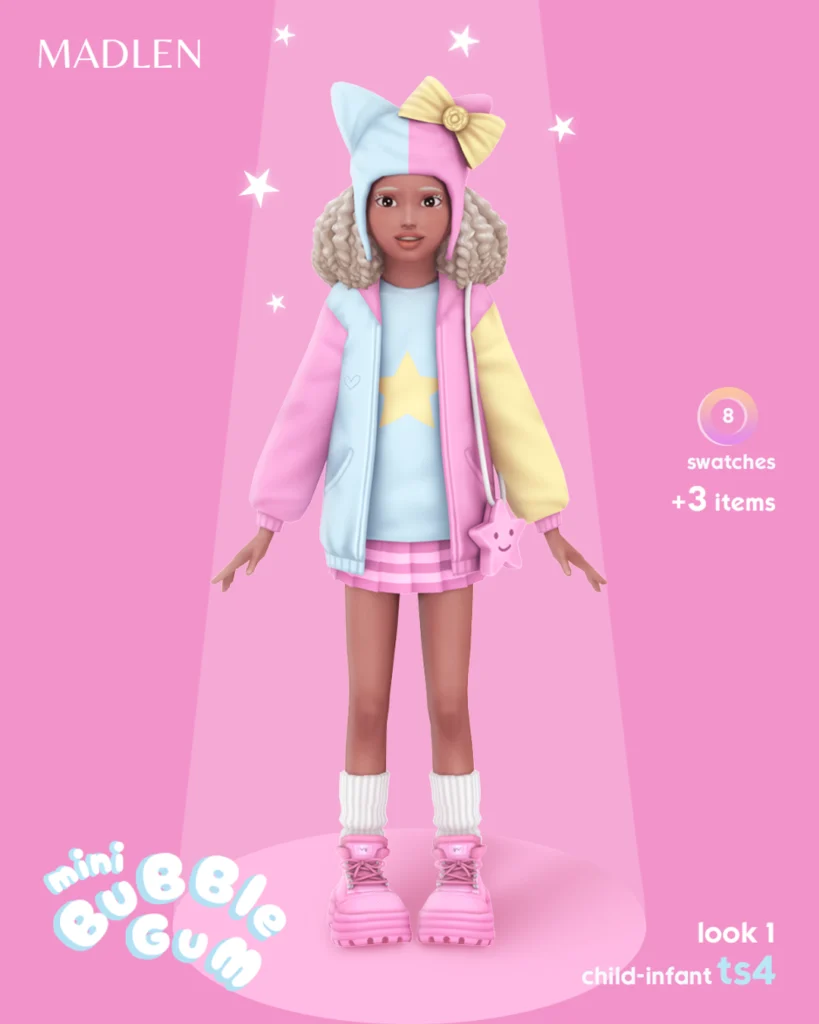 Kids Outfit Set Sims 4 child cc