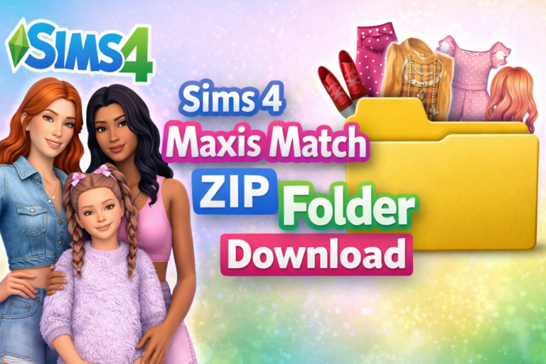 Sims 4 Maxis Match ZIP Folder Download
