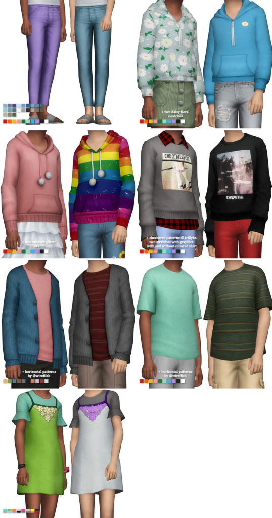 Simkoos Kids Outfit Sims 4