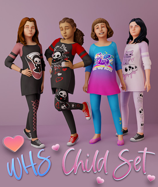 WHS Child Matching Set Sims 4