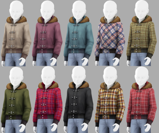 Rebel Jacket for Kids Sims 4