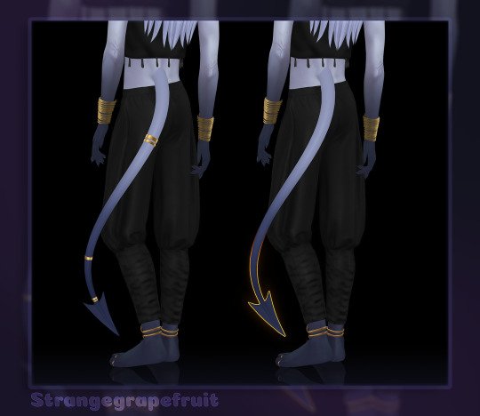 Tiefling Tail Addons, Glows & Accessories