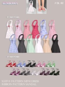 Sims 4 Sunberry Summer CC Finds | Dresses & Swimsuits