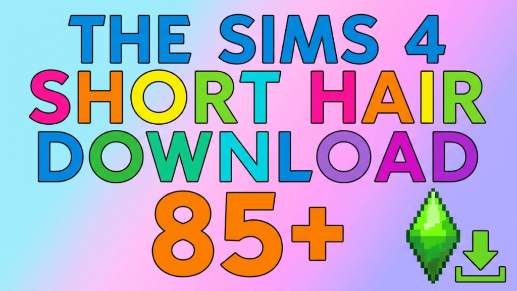 85+ Sims 4 Short Hair CC Downloads