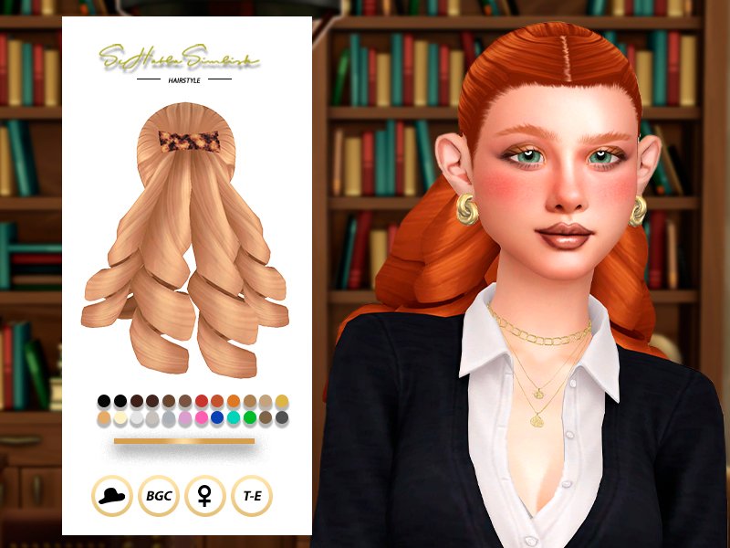 Dany Hairstyle Sims 4 CC