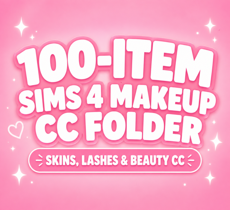 Sims 4 makeup CC folder