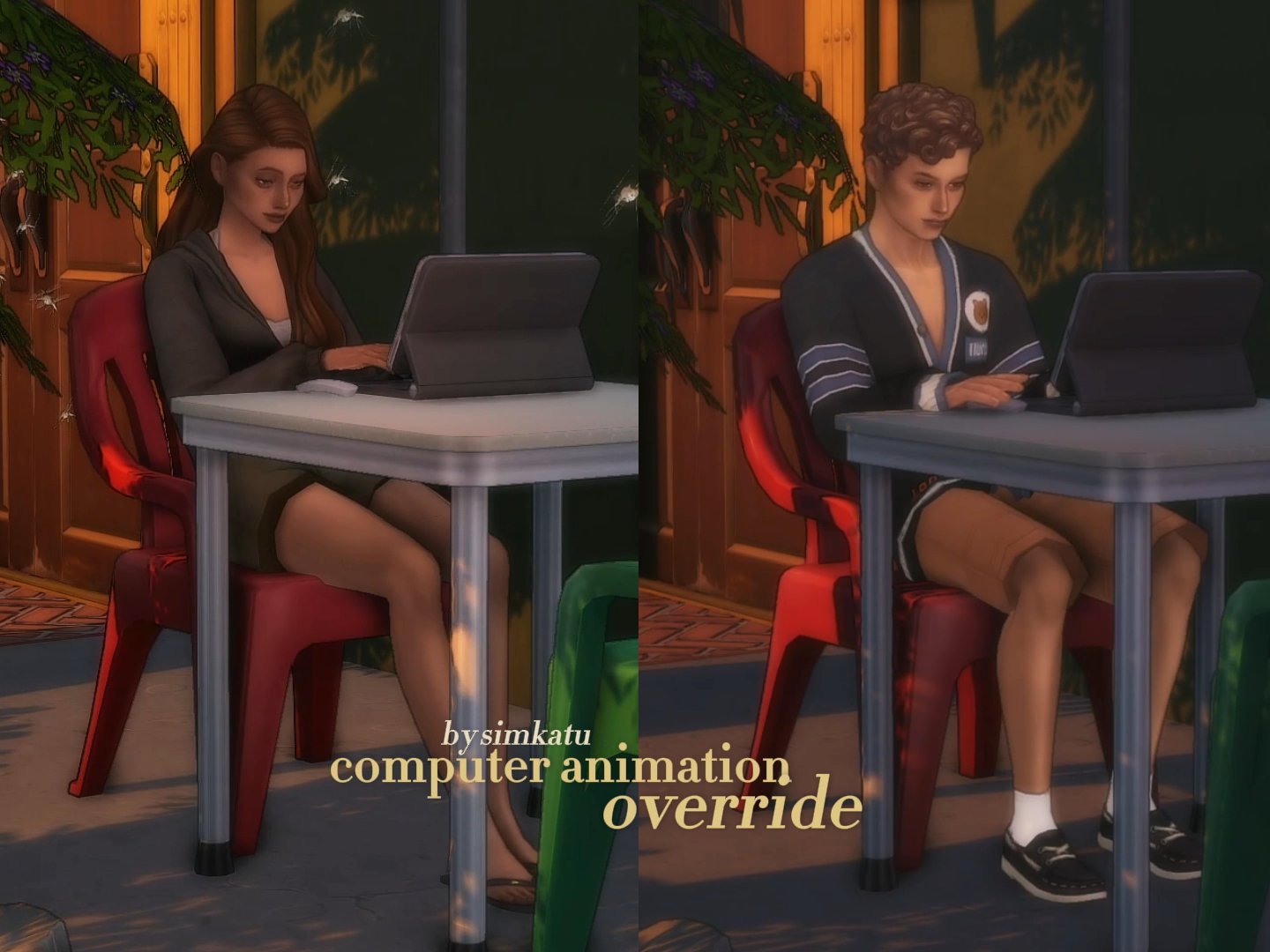 Computer Animation Override official Sims 4 preview by Simkatu